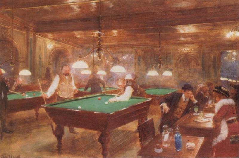 The Billiard Parlour, Jean Beraud